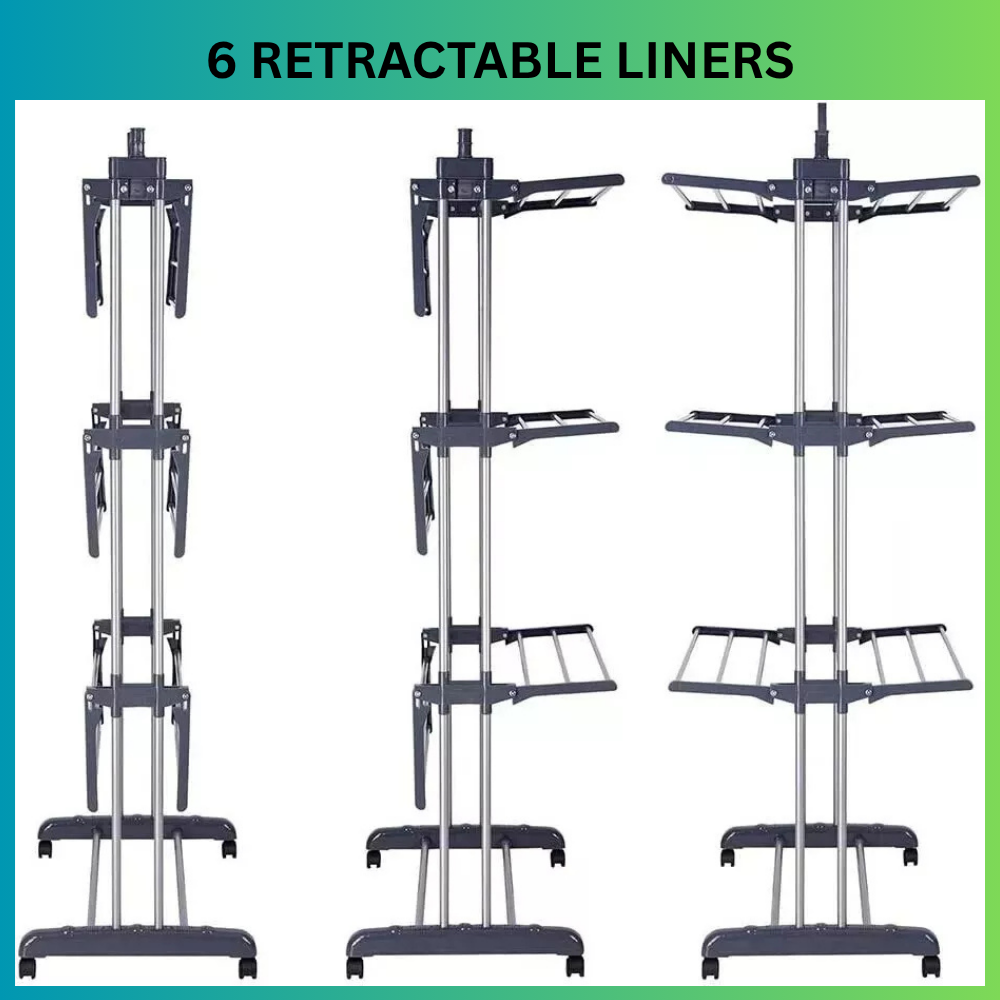 Space-Saving Portable Clothes Airer