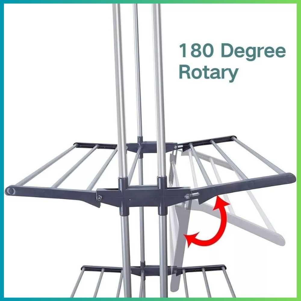 Space-Saving Portable Clothes Airer
