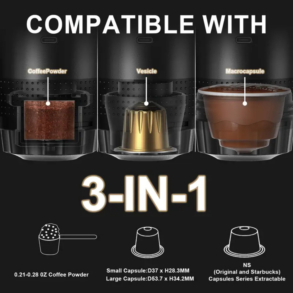 Portable & Rechargeable Espresso Machine