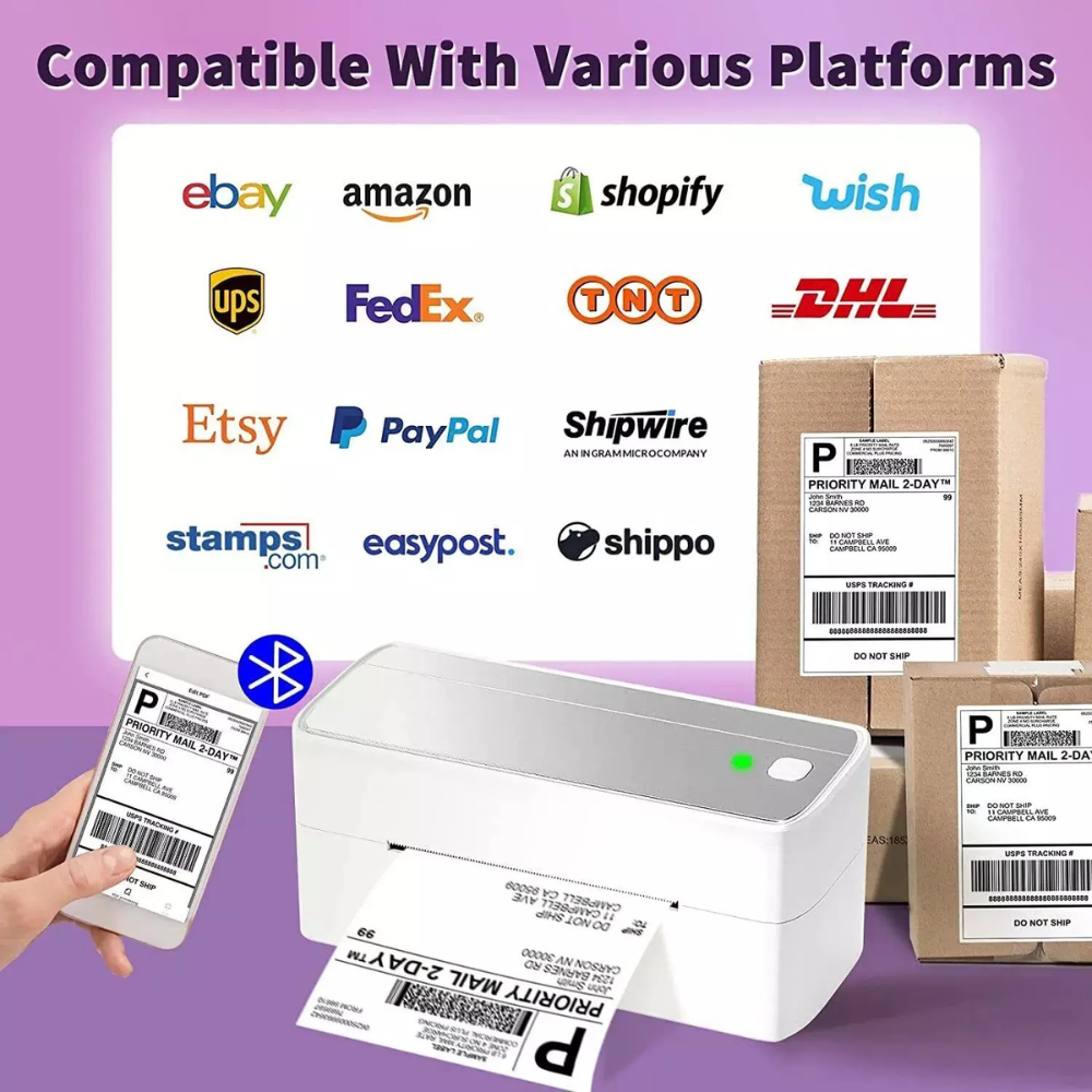 Bluetooth Thermal Label Printer