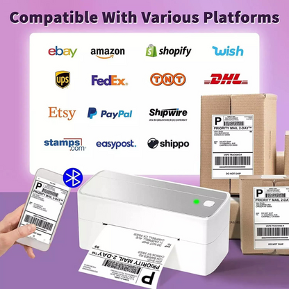 Bluetooth Thermal Label Printer